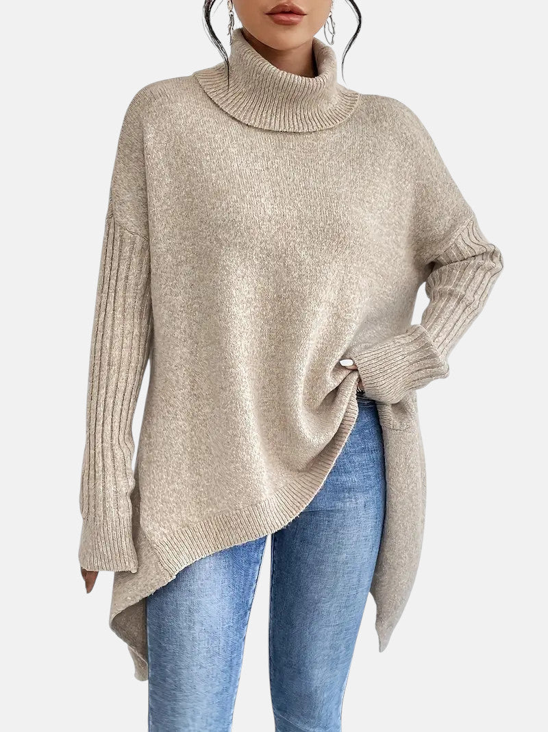 Rollkragenpullover Damen Oversized | Weicher Strick 3