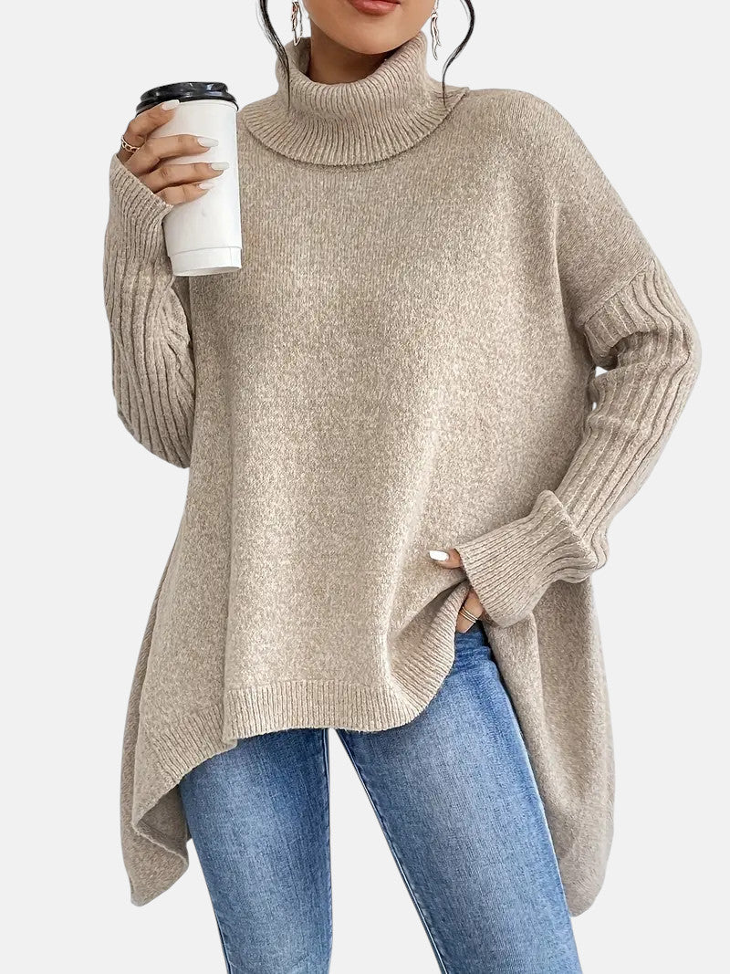Rollkragenpullover Damen Oversized | Weicher Strick 1