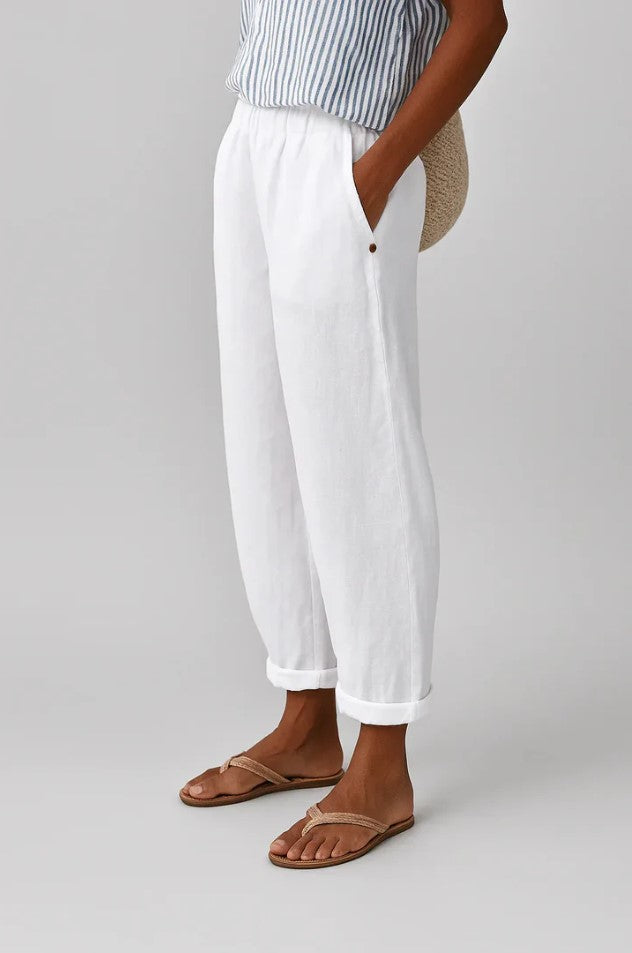 Romina™ Klassische Leinenhose 1