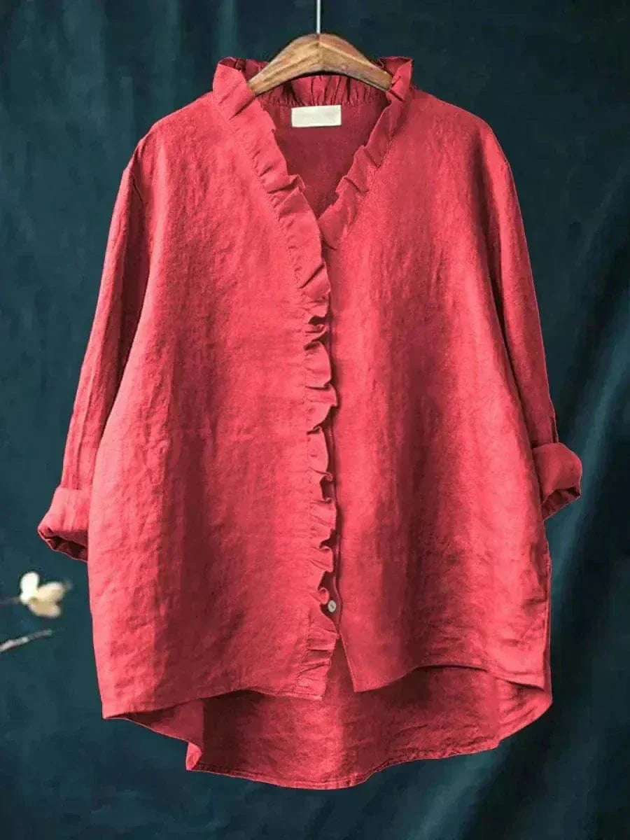 Rüschenbluse Damen | Leicht & Elegant