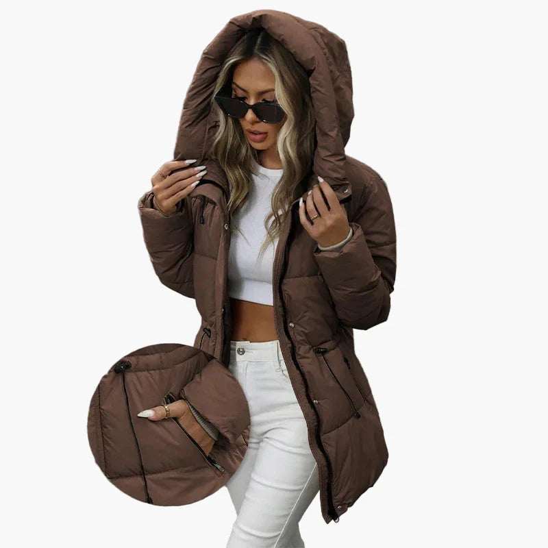 Steppjacke Damen | Taillierter Schnitt & Kapuze 5