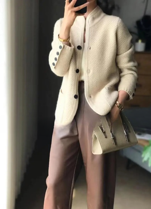 Cardigan Damen | Knopfverschluss & Fließende Passform 4