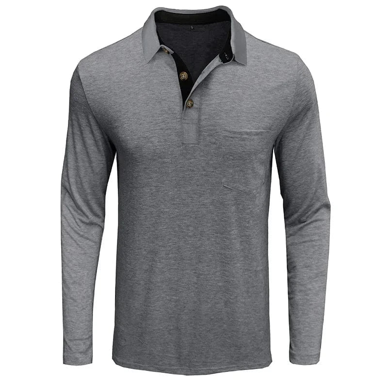 Poloshirt Herren Langarm | Farbecht & Langlebig 15