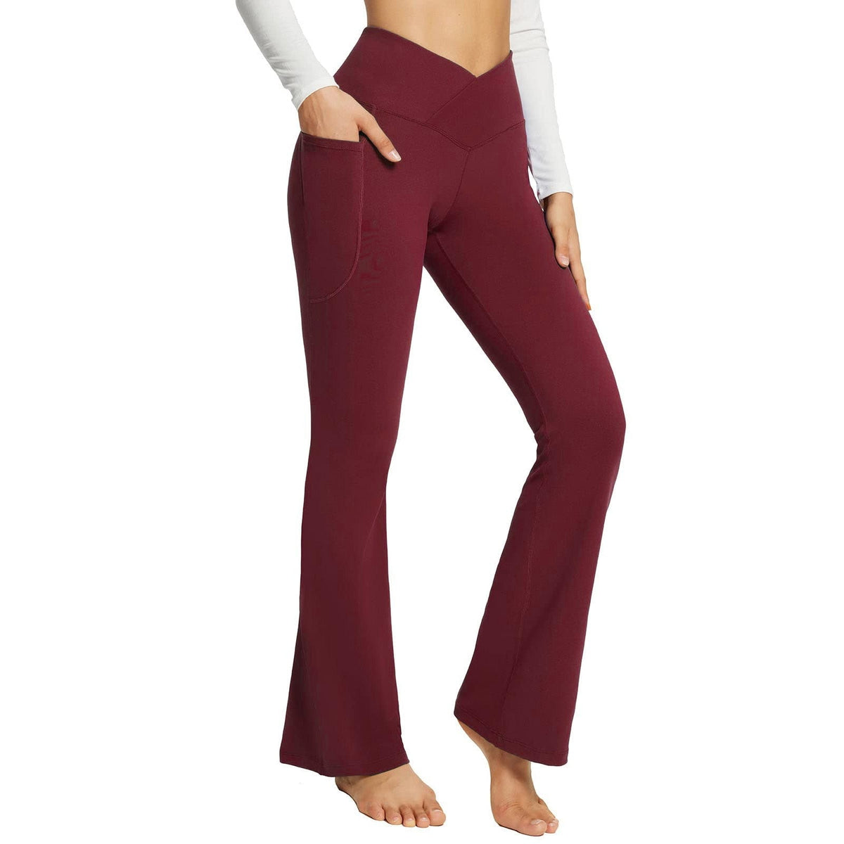Yogahose Damen | Hoher Bund & Flare Design 1