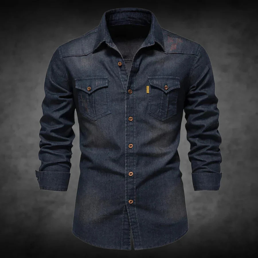 Jeanshemd Herren | Langarm & Robust 1