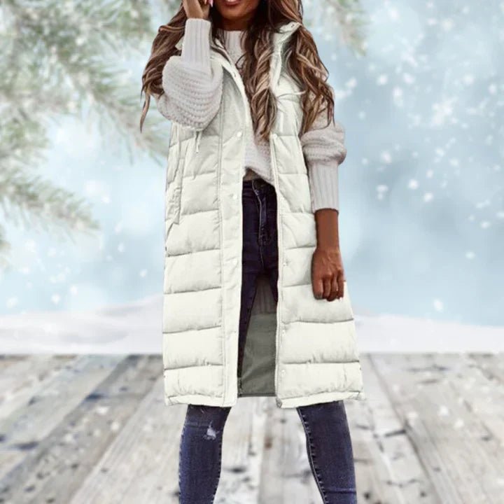 Gesteppte Longweste Damen | Warm & Leicht für den Winter 6