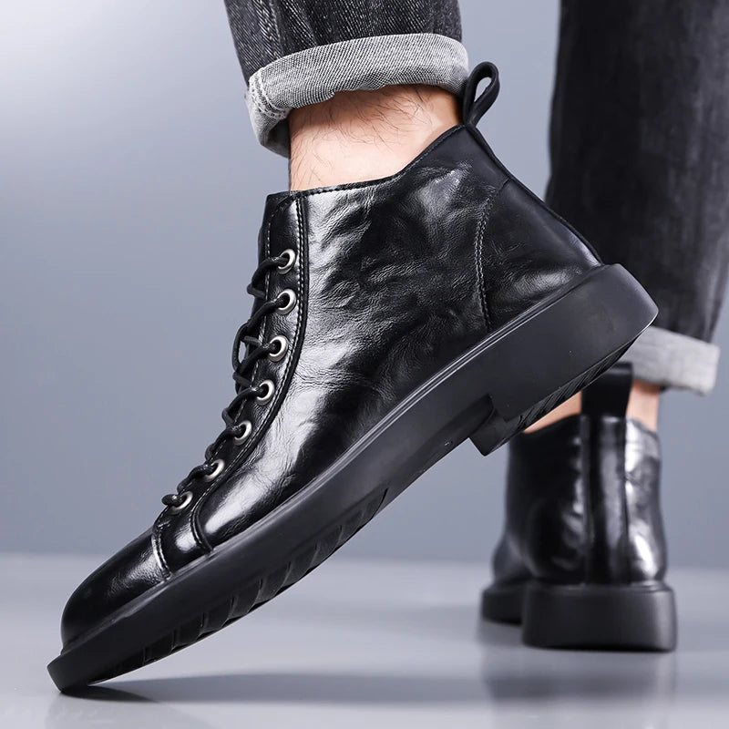 Schnürstiefel Herren | Robuste Sohle & Sicherer Halt 4