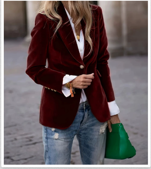 Samtblazer Damen | Elegant & Figurbetont 7