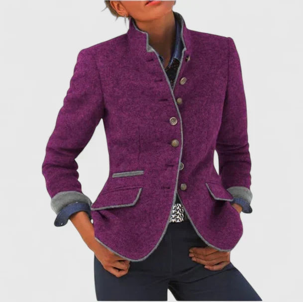 Strickjacke Damen | Elegant mit Knopfleiste für Büro 1