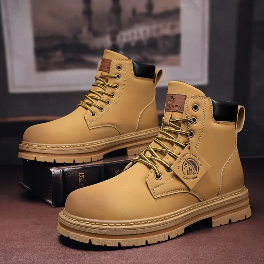 Schnürstiefel Herren | Hoher Schaft & Profilsohle