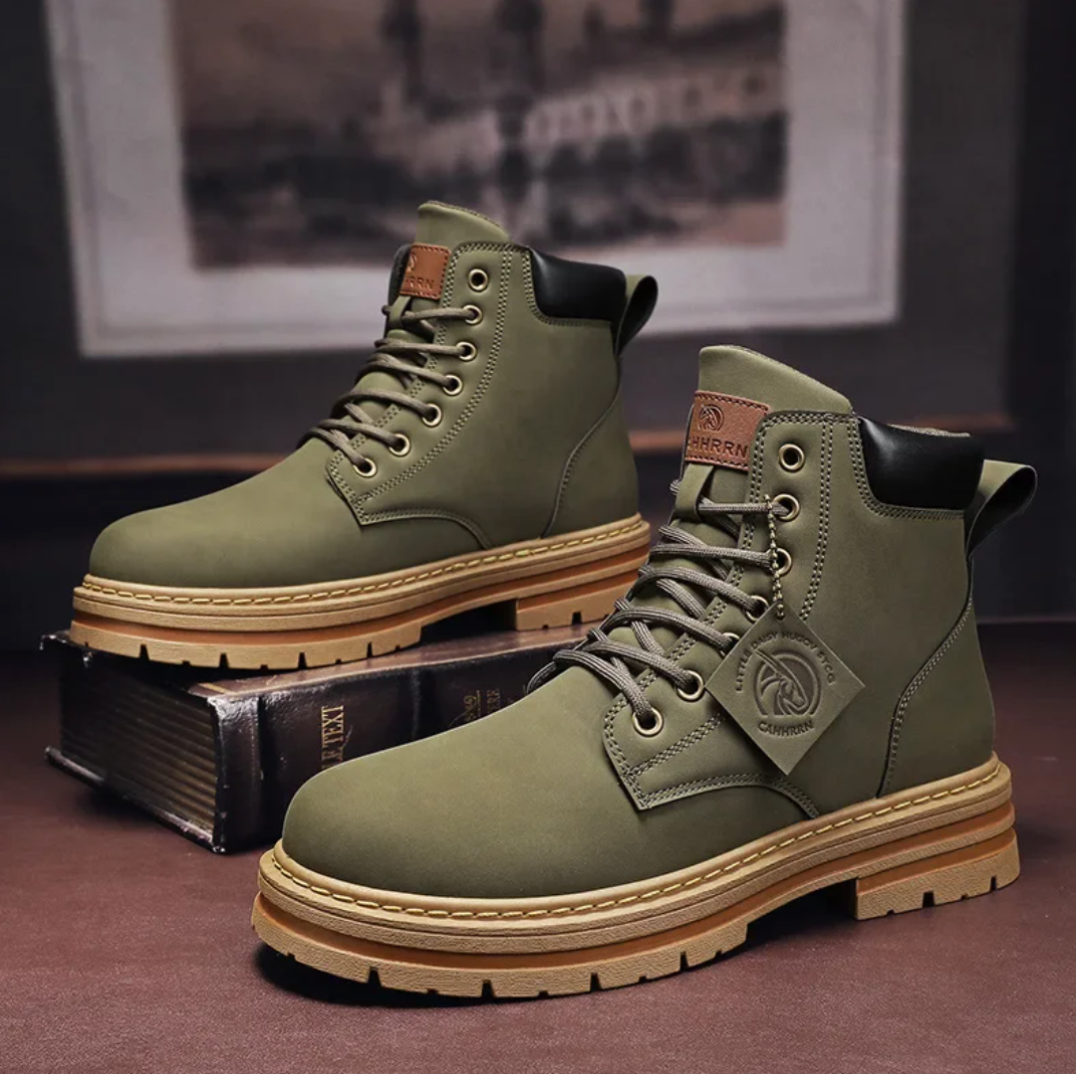 Schnürstiefel Herren | Hoher Schaft & Profilsohle