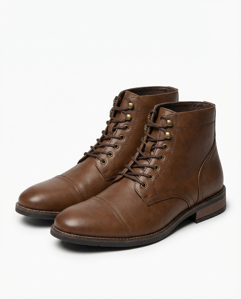 Schnürstiefel Herren | Schnürverschluss & Blockabsatz