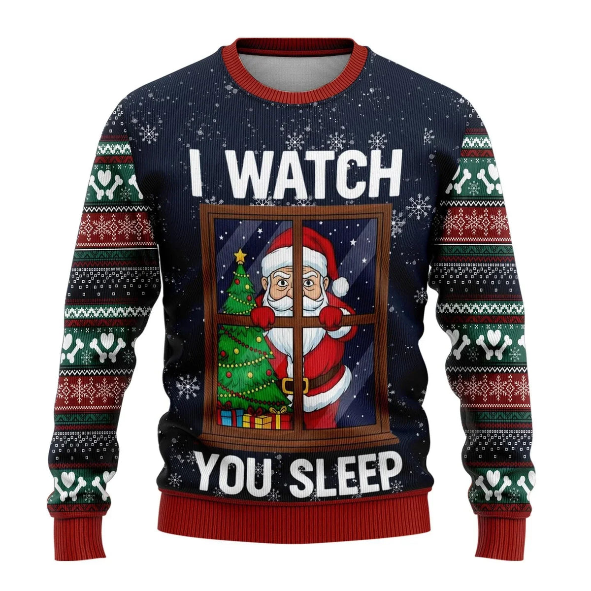 Weihnachtspullover Herren | Schneemann-Print & Gemütlich 7