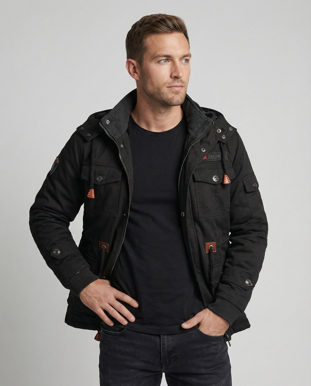 Winterjacke Herren | Wasserdicht & Warm Gefüttert 1
