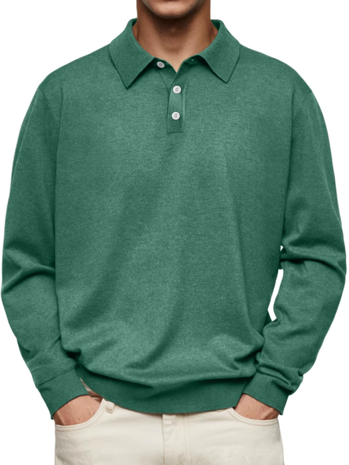 Poloshirt Herren Langarm | Knitterfrei & Formstabil 7