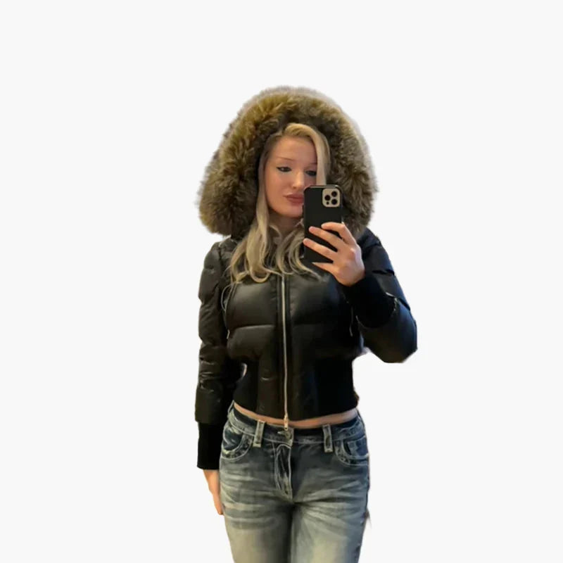 Steppjacke Damen | Taillierter Schnitt & Kapuze 4