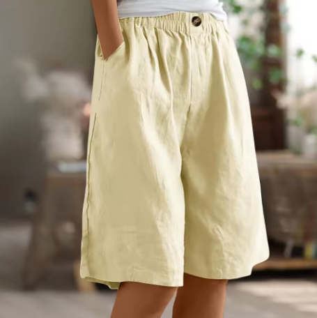 Shorts Damen | Elastischer Bund & Entspannter Bermuda-Schnitt