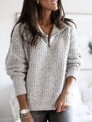Sienna - Pull zippé pour femme