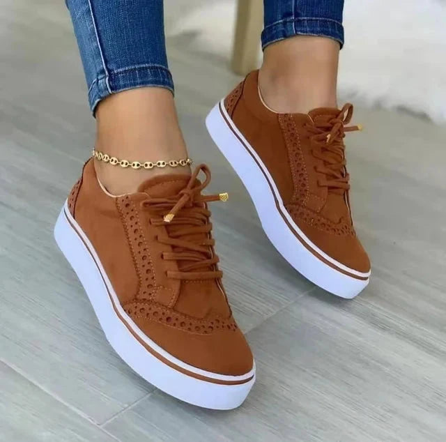 Sneaker Damen, Minimalistisch, Geformtes Fußbett, Gepolsterte Sohle