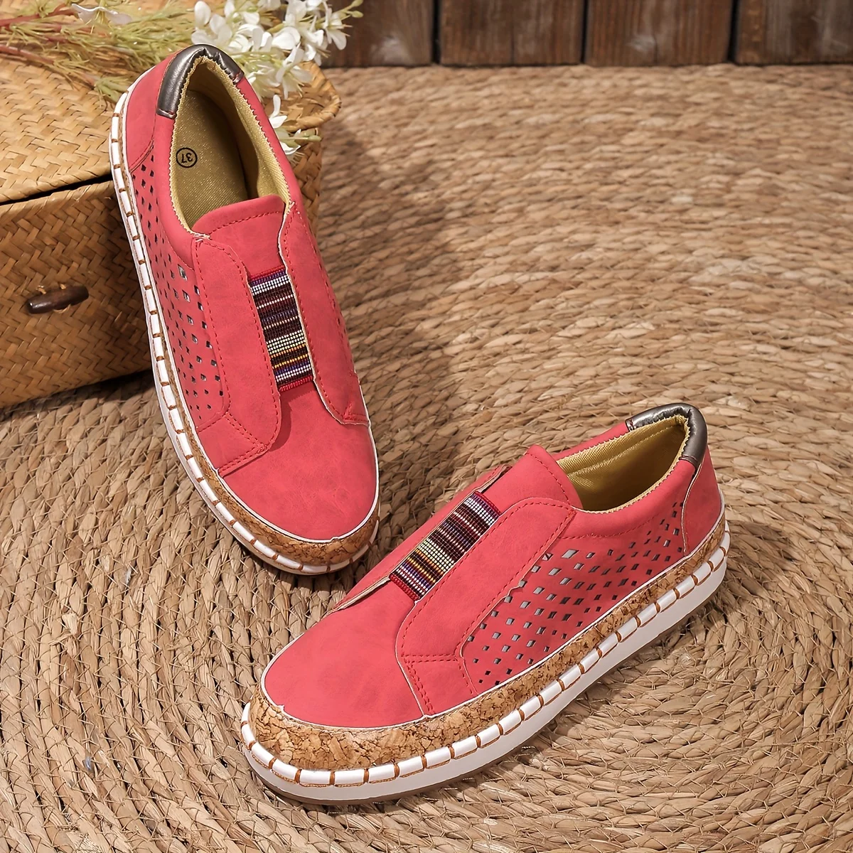 Sneaker Damen | Slip-On Komfort & Atmungsaktive Perforation