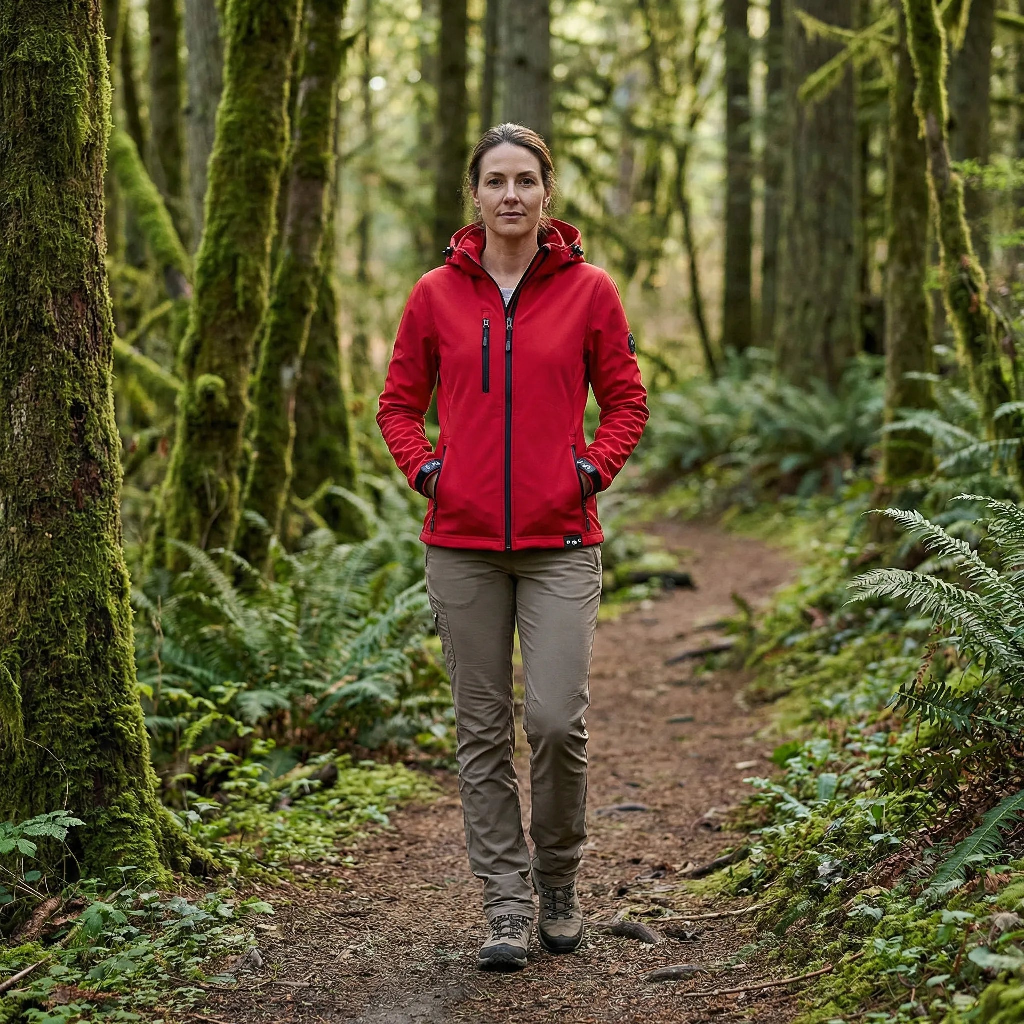 Softshell Jacke Damen | Kapuze & Windabweisender Schutz