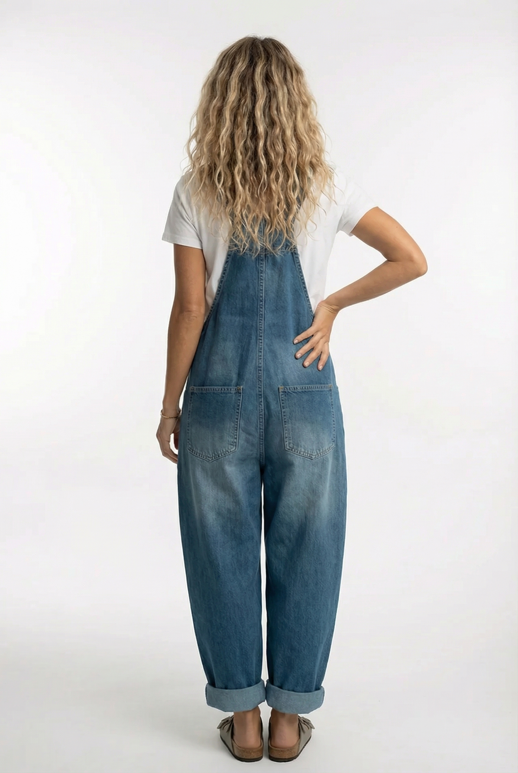 Noelia™ - Vielseitiger verstellbarer Schnallen-Jeansoverall 1