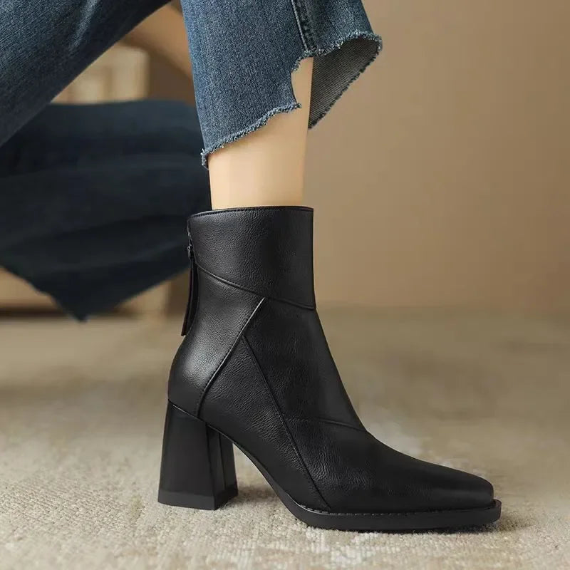 Stiefeletten Damen | Blockabsatz & Komfortabel 2