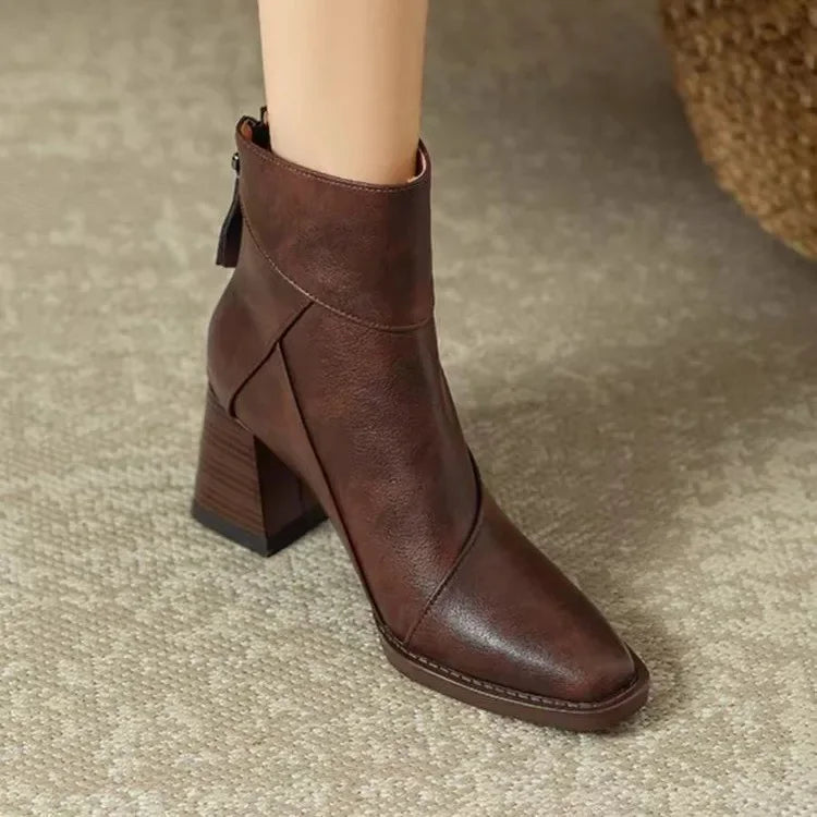 Stiefeletten Damen | Blockabsatz & Komfortabel 4