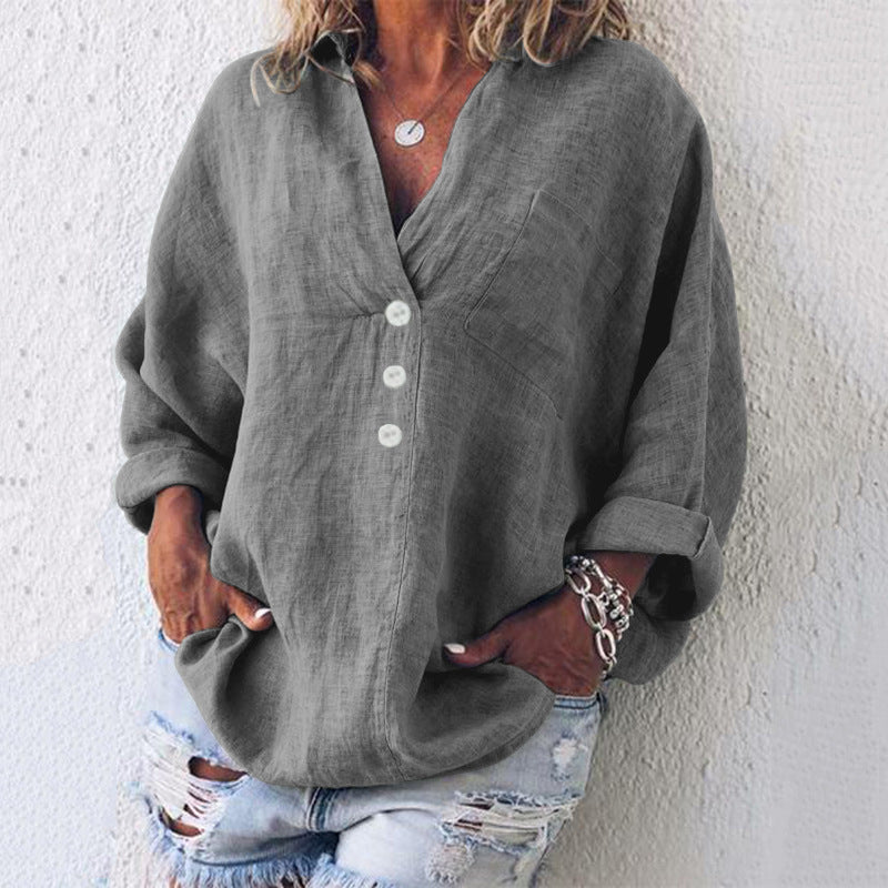 Stilvoller Baumwoll-Leinen-Pullover