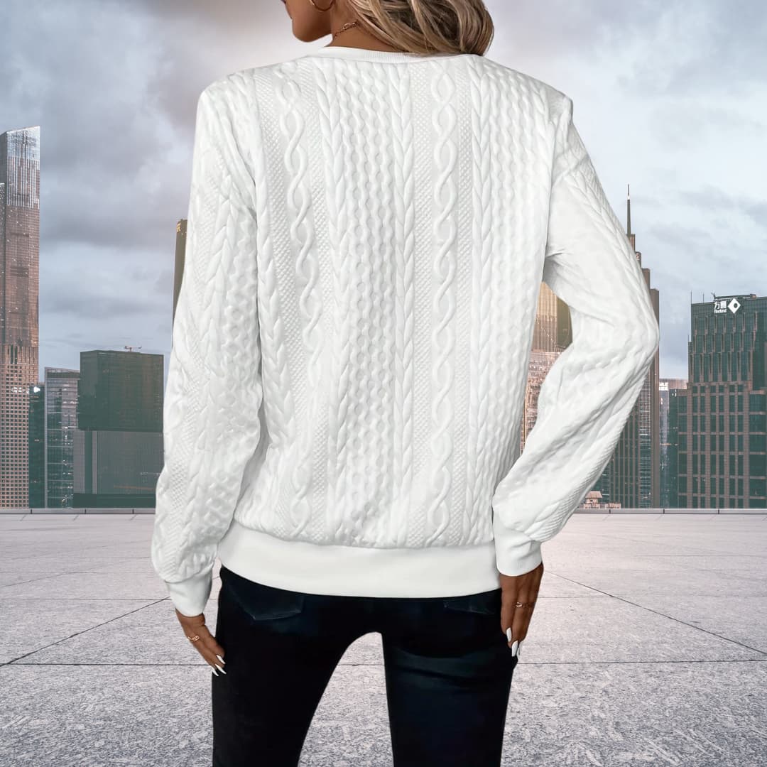 Stilvoller Strickpullover