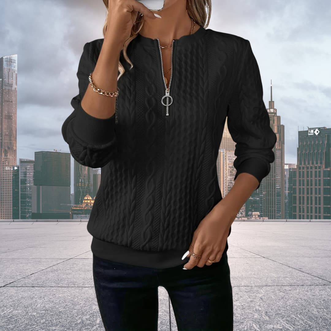 Stilvoller Strickpullover