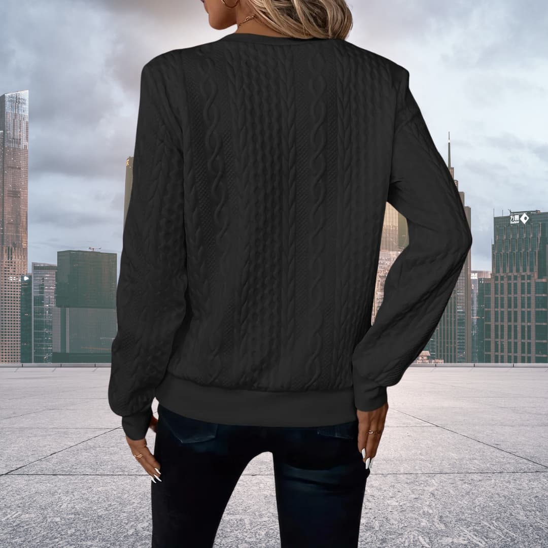 Stilvoller Strickpullover