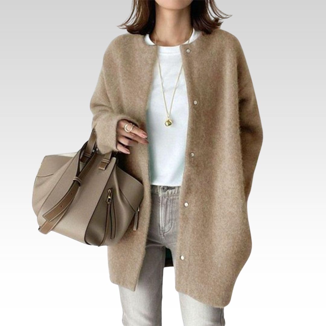 Strickjacke Damen | Oversize & Knopfleiste