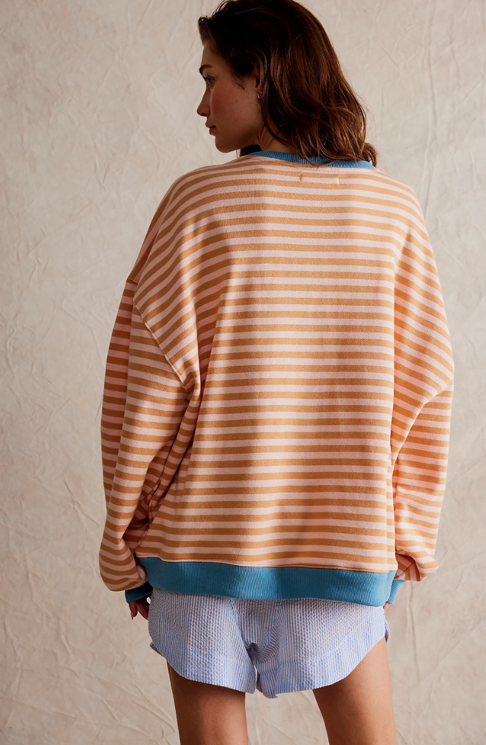 Strickpullover Damen Oversized | Ringelstreifen & Lockerer Schnitt 12