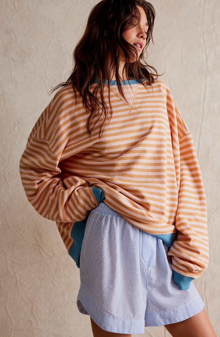 Strickpullover Damen Oversized | Ringelstreifen & Lockerer Schnitt 4