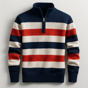 Strickpullover Damen | Reißverschluss am Kragen