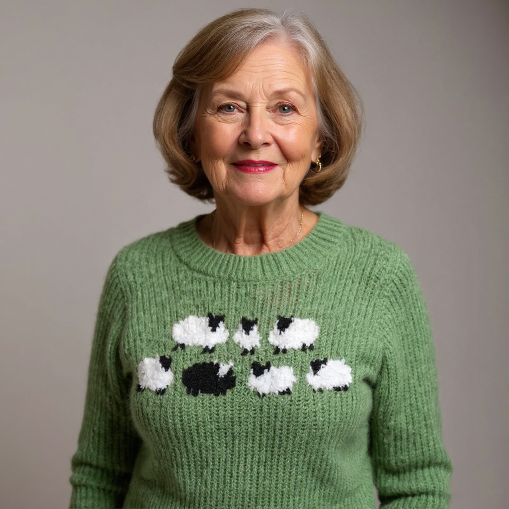 Strickpullover Damen | Retro Muster & Weiche Qualität 3