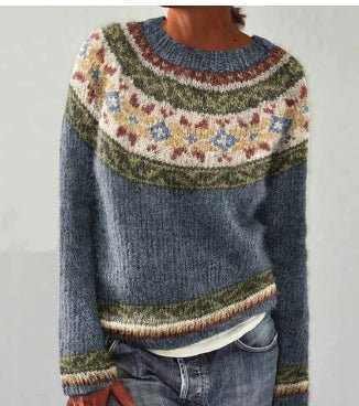 Strickpullover Damen | Rundhalsausschnitt & Lockere Passform