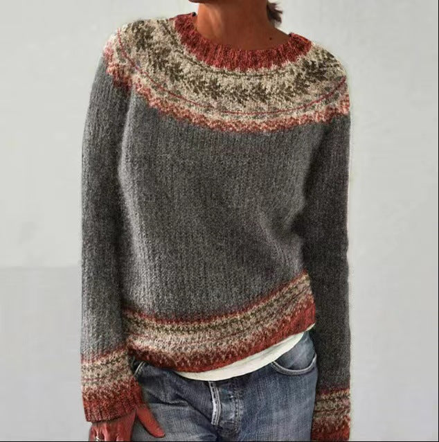 Strickpullover Damen | Vintage Design & Warm