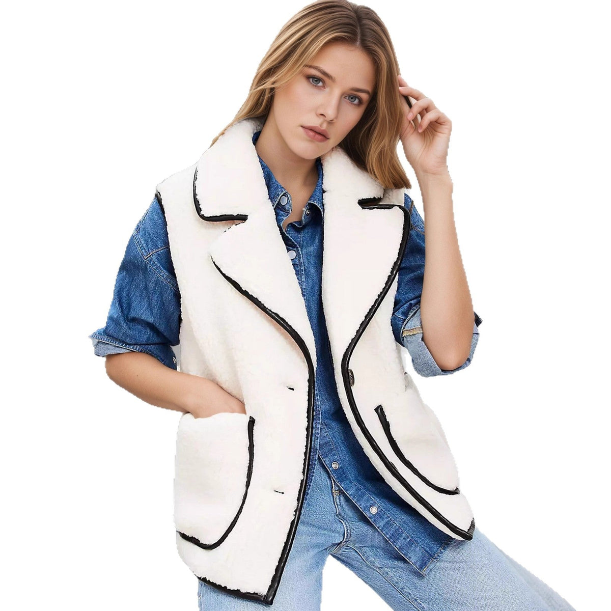 Strukturweste Damen | Elegant & Vielseitig Kombinierbar