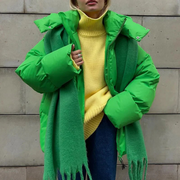 Talia - Dame puffer hoodiejakke