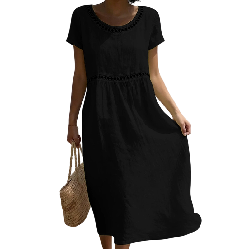 Tarsha – Elegantes Midi-Kleid aus Leinen 1