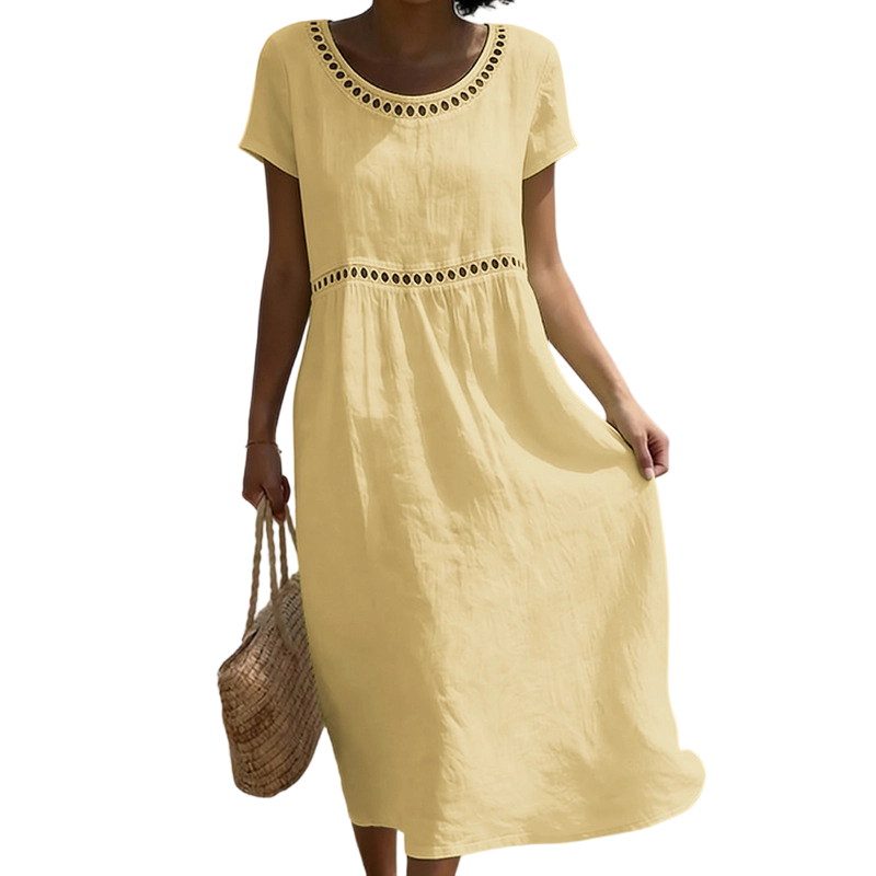 Tarsha – Elegantes Midi-Kleid aus Leinen 2