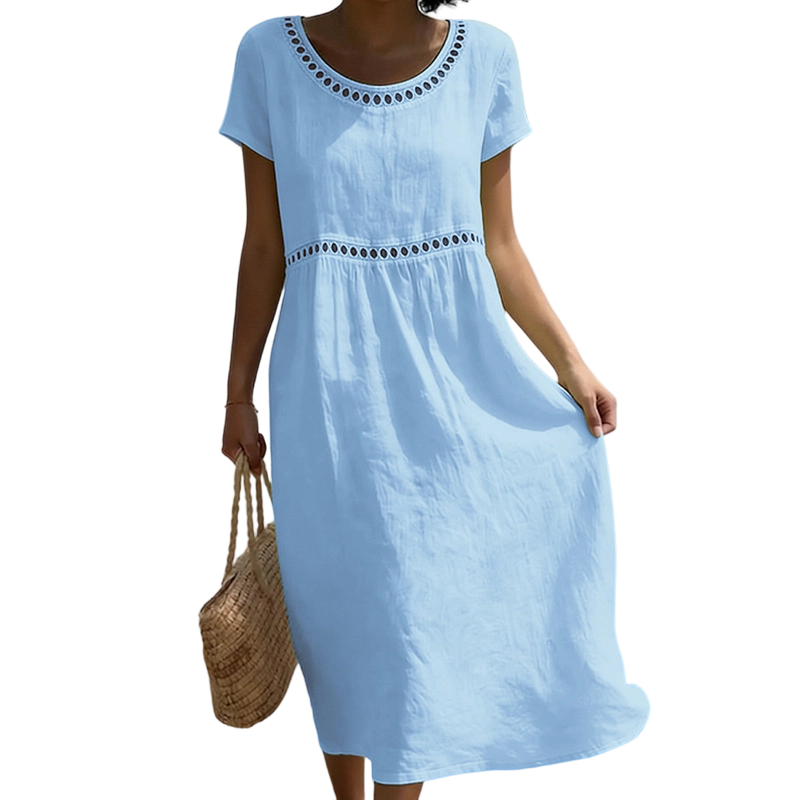 Tarsha – Elegantes Midi-Kleid aus Leinen 4