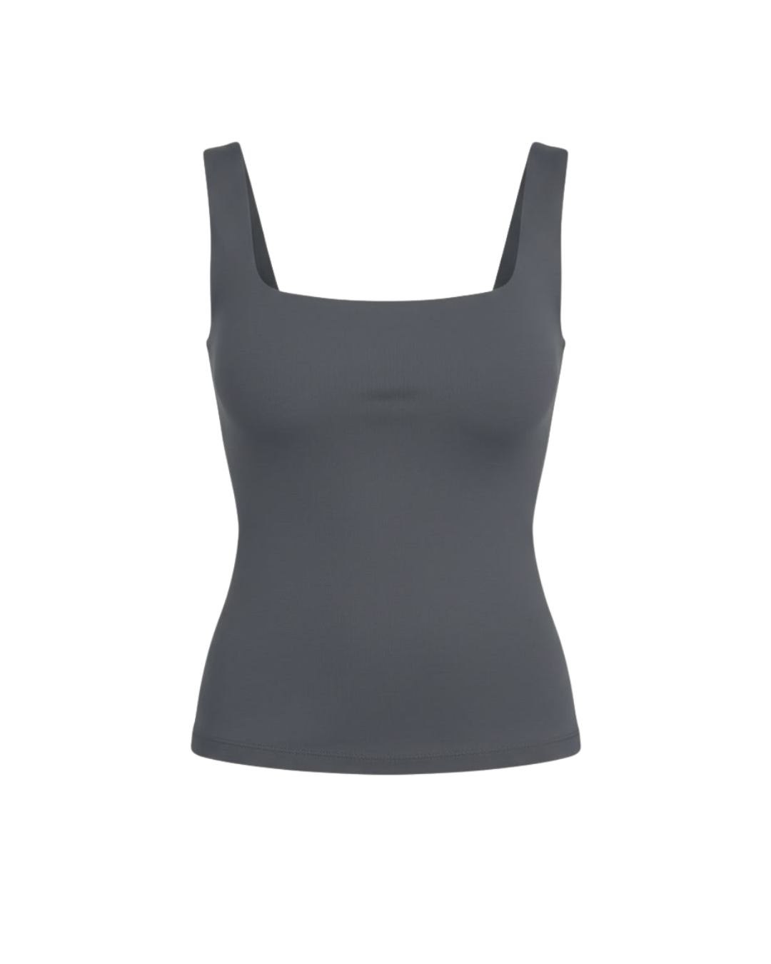 Top Damen | Figurbetontes Basic mit Eckausschnitt