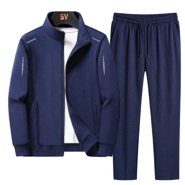 Drune | Trainingsanzug – Bequemes Set mit sportlicher Jacke für Männer