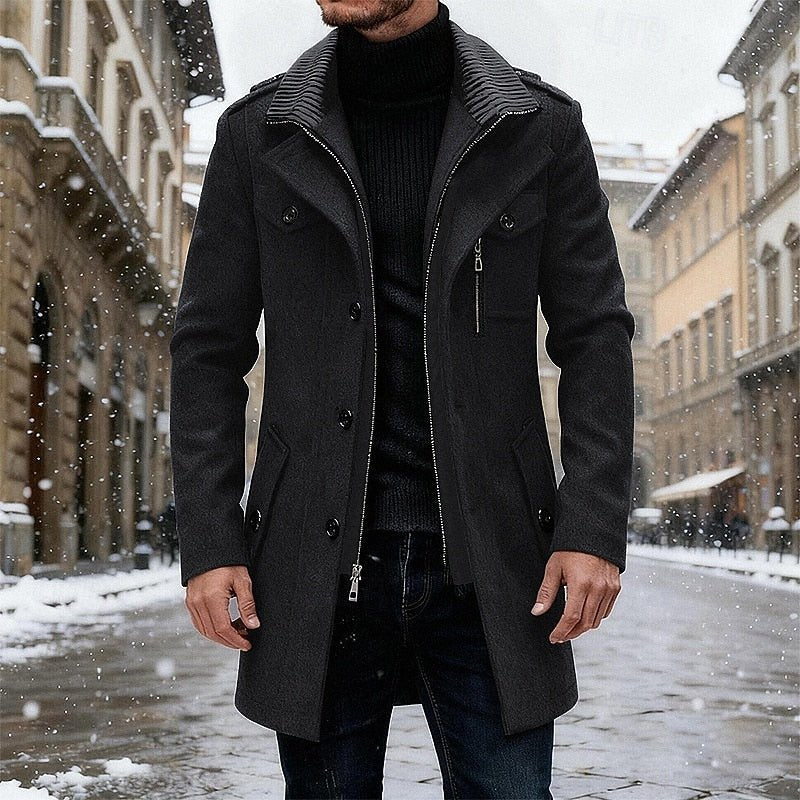 Trenchcoat Herren | Taillierte Passform & Warm
