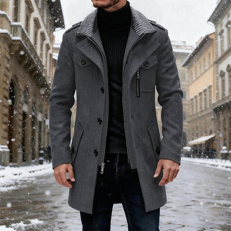 Trenchcoat Herren | Taillierte Passform & Warm