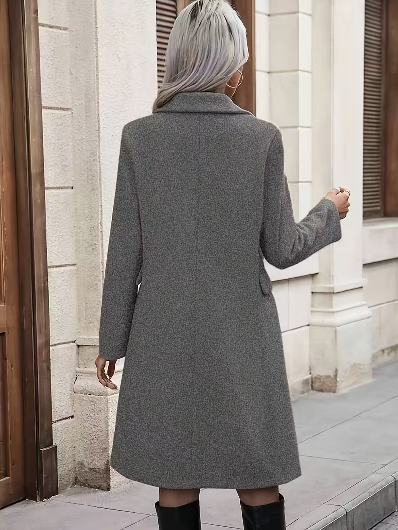 Trenchcoat für Damen | Damen Mantel Lang | Doppelreiher-Look & klare Silhouette