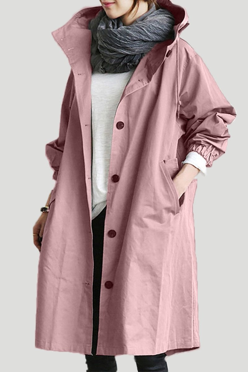 Trenchcoat für Damen | Kapuze & souveräner Wetterschutz